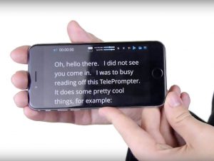 Teleprompter Software On Smart Phone