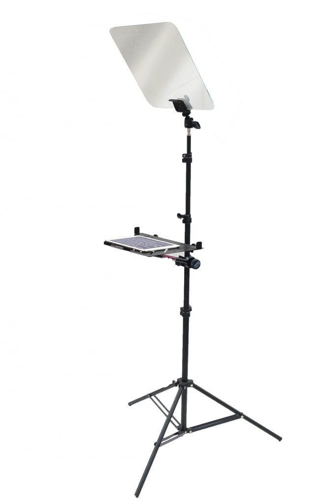 Teleprompter Mirror Beamsplitter & Teleprompter Software