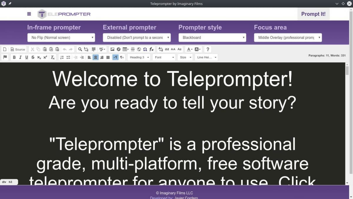 online teleprompter for mac