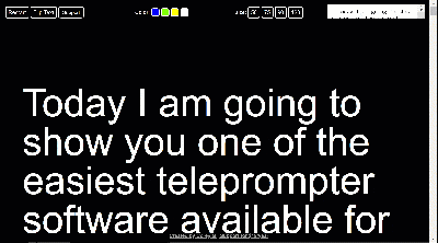 Teleprompter software #1